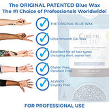 Cirepil - Blue - 800g Wax Beads - Unscented for Sensitive Skin - Disposable Blue Wax Refill - Fluid Gel Texture, Easy Removal, Peel-Off - No Strip Needed