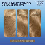 Clairol Nice'n Easy Permanent Hair Dye, 9A Light Ash Blonde Hair Color, Pack of 3