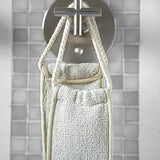 AQUIS Double-Sided Exfoliating & Cleansing Back Scrubber, Fast Drying, Ultra-Durable Microfiber