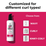 LUS (Love Ur Self) Ultra-Defining Curl Kit for Curly Hair Simplified Irish Sea Moss, Aloe Vera & Shea Butter Hair Routine Vegan & Cruelty Free