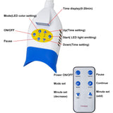 Professional Teeth Whitening Machine LED Light, Mobile 36W Dental Teeth Whitening Lamp Bleaching, Tooth Whitener 3 Colors Blue/Red/Purple Light with Remote Control