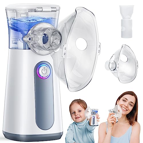 Nebulizer for Adults Kids,Portable Nebulizer Machine Handheld Mesh Nebulizer for Home Travel