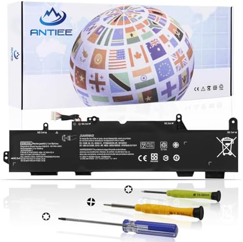 SS03XL 933321-855 Battery for Hp EliteBook 840 G5 G6,EliteBook 730 735 740 745 830 846 G5,EliteBook 735 745 830 G6,ZBook 14U G5 G6 SS03050XL 932823-421 933321-852 932823-1C1 HSN-I13C-4 HSTNN-LB8G 50Wh