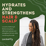 Locsanity Daily Moisturizing Spray - Passion Fruit Hair Scalp Moisturizer , Refreshening , for Dreadlocks , Sisterlock , Microlock - Controls Frizz , Oil-Free