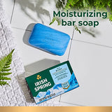 Irish Spring Icy Blast Bar Soap for Men, Mens Soap, Smell Fresh and Clean 12 Hours, Men Bars Washing Hands Body, Mild Skin, Recyclable Carton, 24 Pack, 3.7 Oz