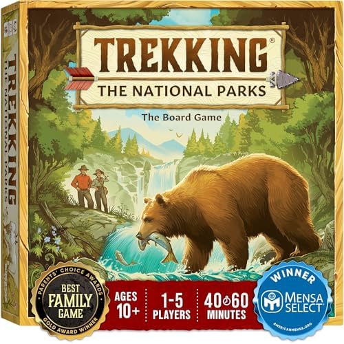 Underdog Games Trekking The National Parks (3rd Edition) - The Award-Winning Family Board Game | Great for Kids Ages 10 and Up | Easy to Learn | Designed for National Park Lovers
