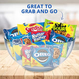 OREO, CHIPS AHOY!, Nutter Butter, SOUR PATCH KIDS & SWEDISH FISH Cookies & Candy Variety Pack, School Lunch Box Snacks, 40 Snack Packs