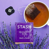 Stash Tea Christmas in Paris Herbal Tea - Non-GMO Project Verified Premium Tea with No Artificial Ingredients, 18 Count (Pack of 6) - 108 Bags Total