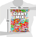 Candy Variety Pack - 4 Pounds - Bulk Candy - Parade Throws - Pinata Stuffer - Individually Wrapped Candy - Assorted Party Mix - Mixed Big Bag Candy