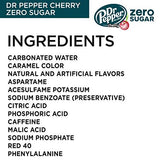 DR PEPPER Cherry Zero Sugar Soda, 2 L bottle