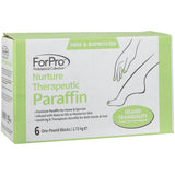 ForPro Nurture Paraffin Wax Refill, Island Tranquility, Six 1-Pound Paraffin Blocks, Non-Greasy, Moisturizing for Soft & Healthy Skin, Green Tea Lemongrass, 6 Lbs