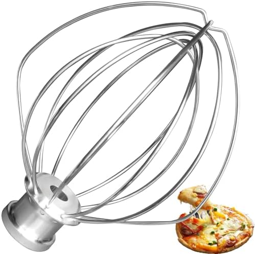 [Upgrade] K45WW Full Stainless Steel Wire Whip for KitchenAid,Attachment for Kitchen aid 4.5 and 5-Quart Tilt-Head Stand Mixer,Whole Body Food Grade Stainless Steel, Healthier, Rust free, More Durable