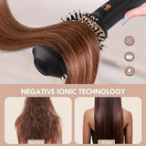 Lopeie Hair Dryer Brush Blow Dryer Brush in One, 4 in 1 Hair Dryer and Styler Volumizer with Oval Barrel, Professional Salon Hot Air Brush for All Hair Types