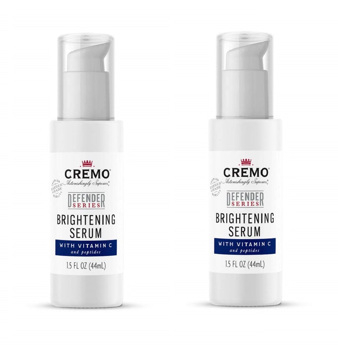 CREMO Defender Brightening Serum with Vitamin E, 1.5 oz (2 Pack)