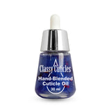 Classy Cuticles | Hand Blended Cuticle Oil | Vegan, Cruelty-Free, & Hydrating | Vitamin E, Jojoba, and Argan Oil | 30 mL Desk Bottle | Vanilla Nights Scent | Pack of 1