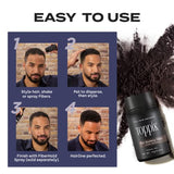Toppik Hair Building Fibers, Black, 27.5g | Fill In Fine or Thinning Hair | Instantly Thicker, Fuller Looking Hair | 9 Shades for Men & Women