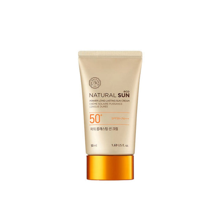 [The Face Shop] Natural Sun Eco Power Long Lasting Sun Cream SPF50+ PA+++ 50ml