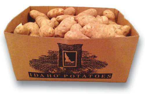 50 Pound Box of Famous Idaho Russet Potatoes/ 80 Potatoes by Wilcox Farms