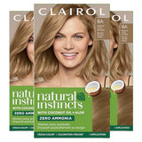 Clairol Natural Instincts Demi-Permanent Hair Dye, 8A Medium Cool Blonde Hair Color, Pack of 3