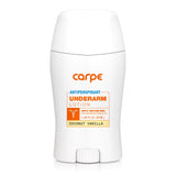 Carpe Underarm Antiperspirant Deodorant Advanced Sweat & Odor Protection Formula - Antiperspirant for Women & Men Helps to Combat Excessive Sweating with Odor Control - Coconut Vanilla