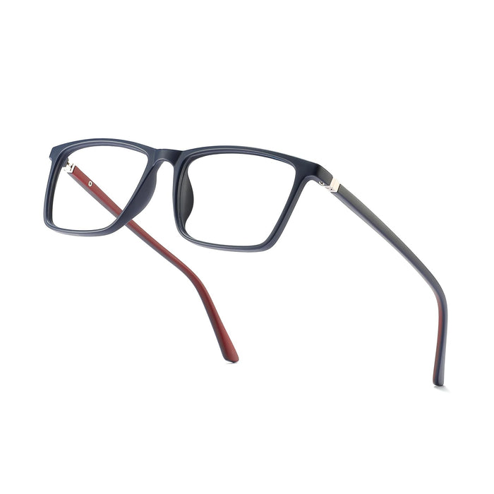 Baidoly reading glasses for men and women, spring hinge anti-blue light reading glasses, computer gaming reading glasses. (Blue, 2.50, x)