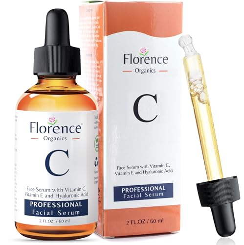 Big 2 Fl Oz. Vitamin C Face Serum. Anti Aging Dark Spot Remover Facial Serum. All-in-One Brightening Vitamin C, Niacinamide, Hyaluronic Acid & Vit E Skin Care Serum for Eye Area, Fine Lines & Wrinkles