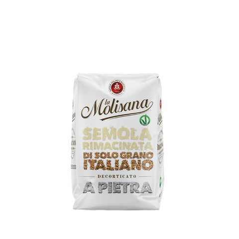 LA MOLISANA Rimacinata Double Milled Semola Flour, 1000 GR