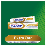 Super Poligrip Extra Care Denture Adhesive Cream, Zinc Free Denture Cream - 2.2 Ounce (Pack of 4)