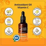 Avalon Organics Vitamin C Oil , Anti-Aging Serum with Essential Fatty Acids, Vitamin E, Hydrating & Brightening Serum, Helps Reduce Lines & Wrinkles