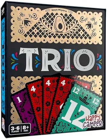 Happy Camper - Trio Game | Hottest New Family Game | Award-Winning | French Game of The Year | Perfect for Game Night | 3-6 Players | Ages 8+