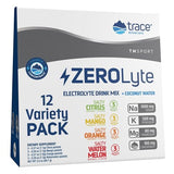 Trace Minerals ZEROLyte (Variety Pack) | Electrolyte Powder Drink Mix | Sodium Hydration Powered by ConcenTrace | Sugar Free, Gluten Free, Vegan | Variety 12 Pack