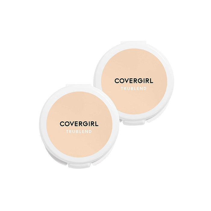 Covergirl TruBlend Pressed Blendable Powder, Translucent Fair, 0.39 Oz, Pack of 2 (Packaging May Vary)