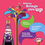 RIBENA Blackcurrant Squash 1.5L – Real British Blackcurrants | Rich in Vitamin C | No Artificial Colours or Flavours | 100% Recycled Plastic Bottle