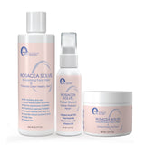 E70 Rosacea Solve Set - Includes Rosacea Cream, Serum and Moisturizing Face Wash - Combined Beneficial Ingredients such as Aloe Vera, Hyaluronic Acid, Niacinamide Coconut Oil, Cucumber, Wheat, Fruit Extracts, Licorice, Azelaic Acid 10% Chamomile Extracts