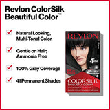 Revlon Permanent Hair Color, Permanent Hair Dye, Colorsilk with 100% Gray Coverage, Ammonia-Free, Keratin and Amino Acids, 03 Ultra Light Sun Blonde, 4.4 Oz (Pack of 3)