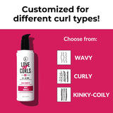 LUS (Love Ur Self) Ultra-Defining Curl Kit for Wavy Hair Simplified Irish Sea Moss, Aloe Vera & Shea Butter Hair Routine Vegan & Cruelty Free