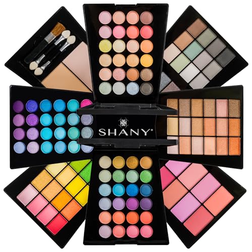 The SHANY Beauty Cliche Makeup Set - All-in-One Makeup Palette with Eyeshadows, Face Powders, and Blushes