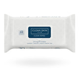 Clean Skin Club XL Premium Face Wipes, 40% Larger Than Normal Wipes, Extra Moist Makeup Removing Towelettes, 30 Count, Facial Cleansing Cloth, Fragrance Free, No Alcohol or Chemicals (Pack of 2)