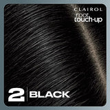 Clairol Root Touch-Up by Nice'n Easy Permanent Hair Dye, 2 Black Hair Color, Pack of 2