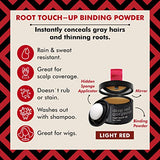 Root Touch Up Powder for Light Red Hair by Style Edit | Cover Up Hair Color for Grays and Roots Coverage | Root Concealer for Light Red Hair | Mineral Infused Binding Hairline Powder | 0.13 oz. Tub