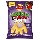 WALKERS Monster Munch Giants Pickled Onion 85g (Case of 8)