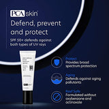 PCA SKIN Daily Defense Broad Spectrum SPF 50+ - Anti Aging Zinc Oxide Face Sunscreen Lotion for UVA/UVB Protection, Reef-Friendly, Oxybenzone & Oil-Free Formula (1.7 fl oz)