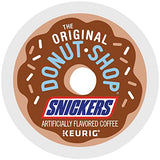 The Original Donut Shop Snickers Coffee, Keurig Single Serve K-Cup Pods, Flavored Coffee, 60 Count, (6 Packs of 10)