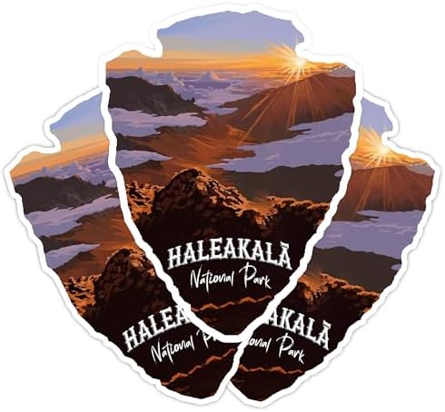 (3pcs) Haleakalā National Park Sticker, National Parks, Stickers for Water Bottles, National Park Stickers. Adventure Stickers, Hiking Stickers, Camping Stickers