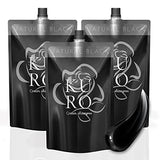 VALANROSE KURO Cream Shampoo, 14.1 oz (400 g), Natural Black (For Gray Hair/Treatment) (Women's/Men's) Set of 3