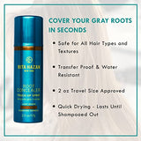 Rita Hazan Root Concealer Touch Up Spray - Instant Spray To Cover Up Roots - Quick Drying, Water-Resistant Formula - Temporary Hair Color Spray for Gray Roots - 2 oz. Root Spray