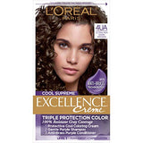 L’Oréal Paris Cool Supreme Permanent Hair Color, Ash, Ultra Ash Dark Brown 4.11, 1 count