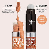 IT Cosmetics Bye Bye Dark Spots Concealer + Brightening Serum – 2% Niacinamide, Hyaluronic Acid & Caffeine - Medium Coverage, Natural Finish, All Skin Types – 11 Fair Neutral, 0.22 fl. oz