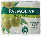 Palmolive Naturals - Moisture Care Olive & Milk soaps (Pack of 4)