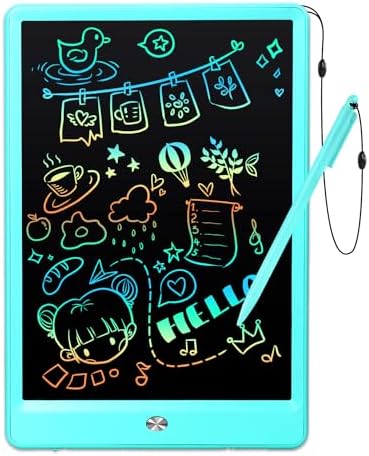 EooCoo Toddler Boy Toys, Kids Gifts, 10 Inch LCD Writing Tablet, Drawing Pad, No Mess Coloring Books for Kids, Travel Games, Gifts for Boys 4-6, Educational Toys for 3 4 5 6 7 Years Old Boys and Girls